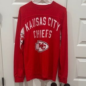 Hands High Kansas City Chiefs Red Long Sleeve Shirt Size Medium